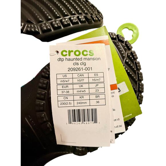Crocs x Disney Haunted Mansion Classic Clogs – Size M5/W7 – NWT - Picture 6 of 7